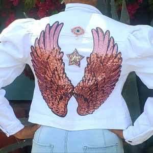 Women's Angel Queen Denim Jacket
